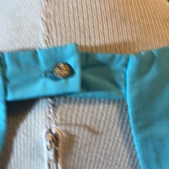 Juniors' Small Pink Owl /Yellow/Seafoam Sleeveless Shift Dress Keyhole Back - Picture 6 of 11